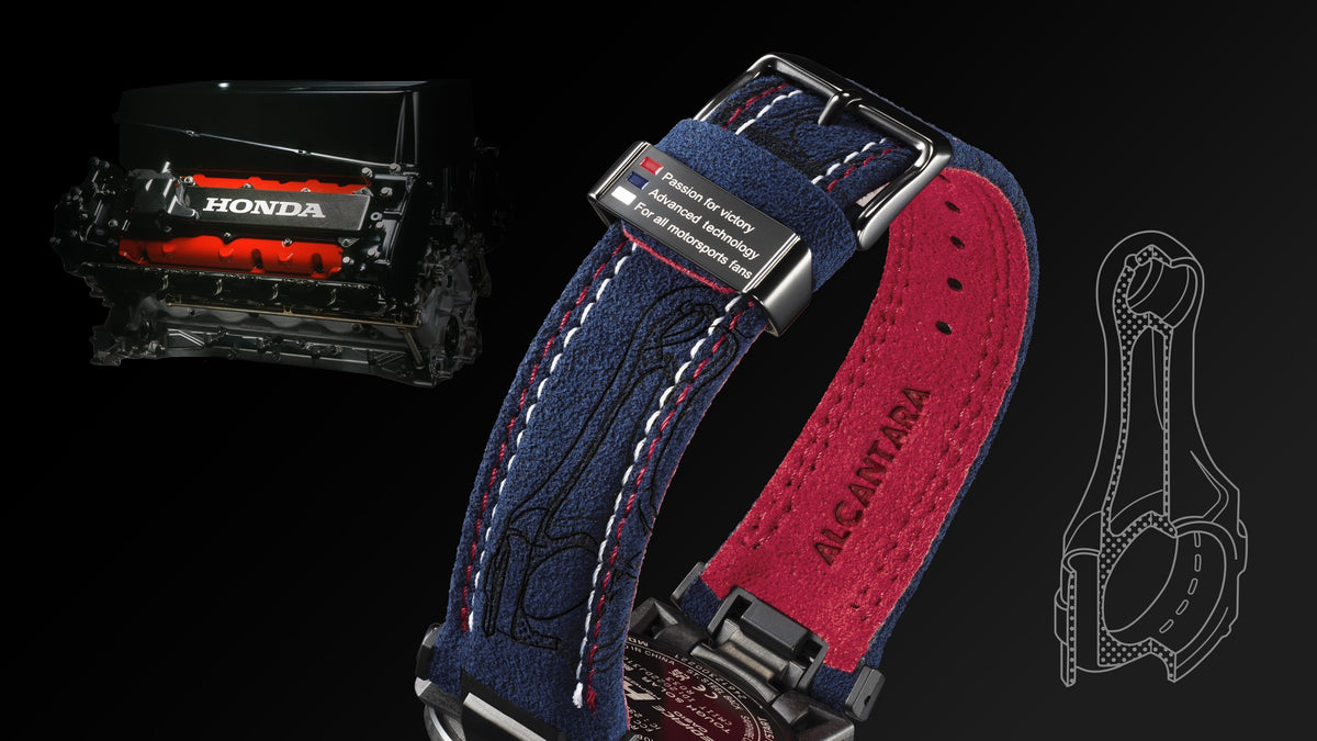 ECB-2000HR-1A Reloj Edifice Honda Racing para caballero correa de tela