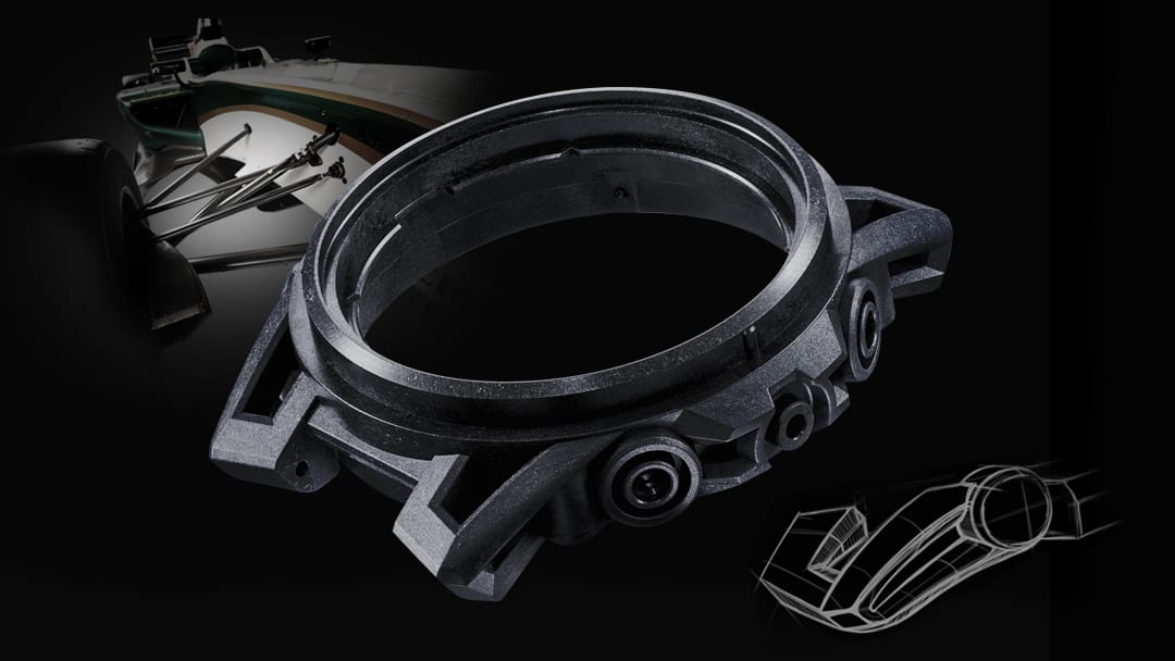 ECB-2000HR-1A Reloj Edifice Honda Racing para caballero correa de tela