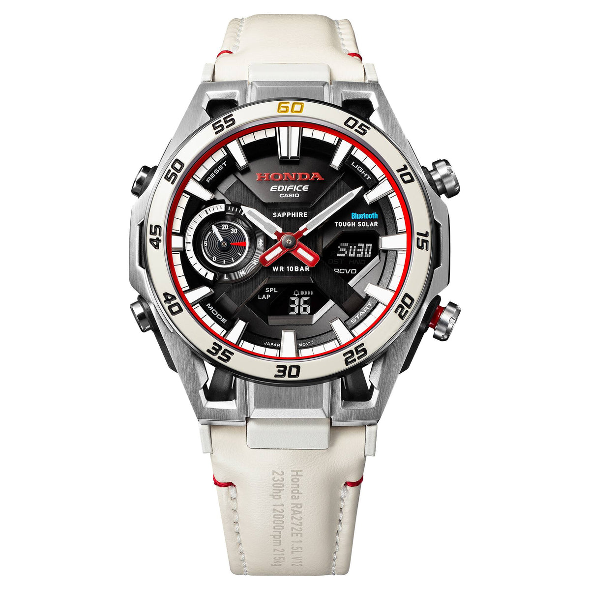 ECB-2300HR-1A Reloj Edifice Sospensione de hombre banda de piel