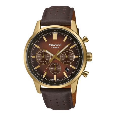 EFR-575 Reloj Edifice de caballero banda de piel
