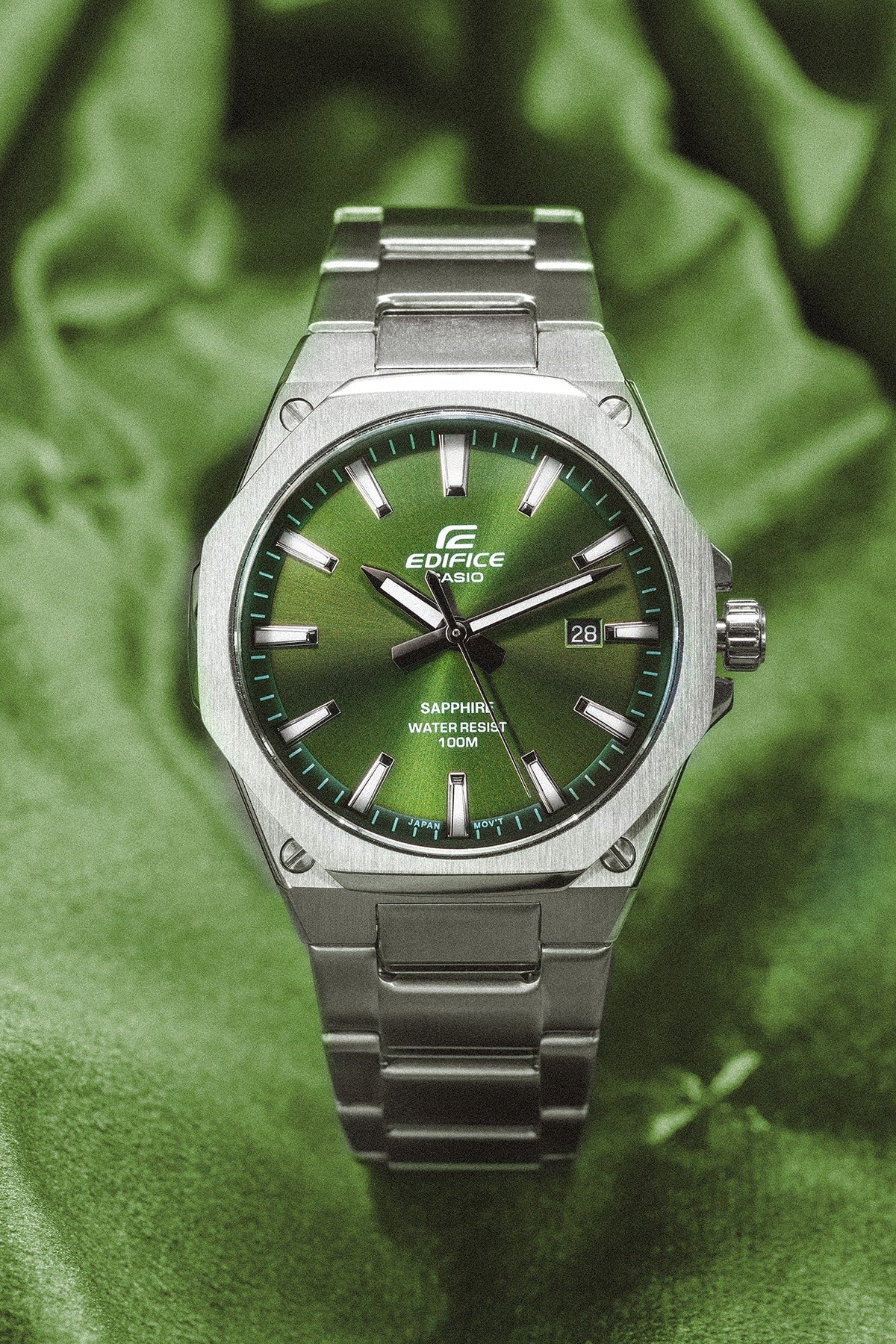 EFR-S108D Edifice Reloj para Hombre Pulsera de Metal Análogo