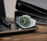 EFS-S570D Edifice Reloj para Hombre Pulsera de Metal Análogo