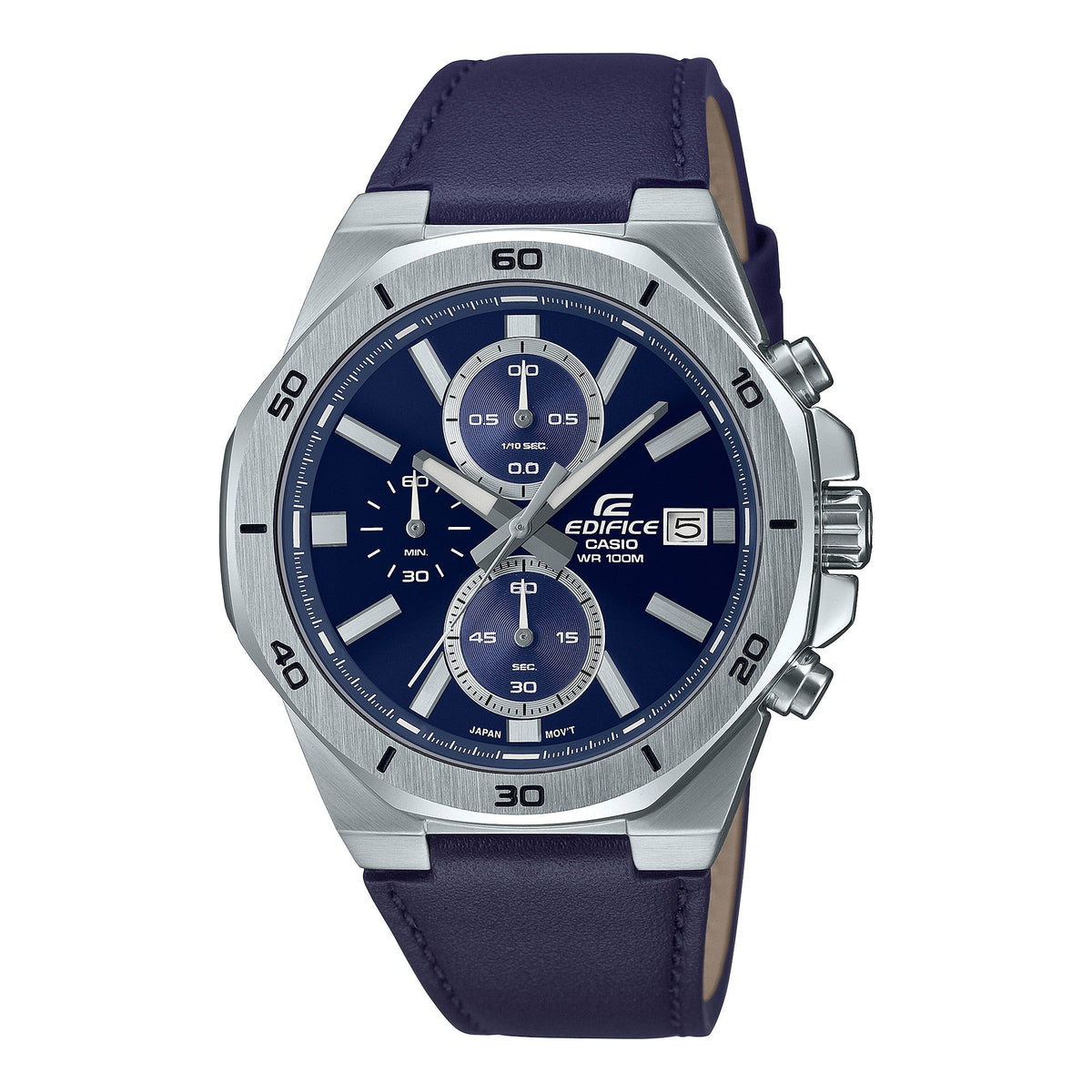 EFV-640 Reloj Edifice para caballero pulsera de cuero