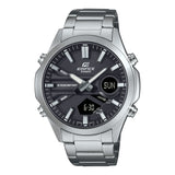 EFV-C120 Reloj Edifice Para Caballero Doble hora pulsera de metal 10 años de batería