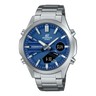EFV-C120 Reloj Edifice Para Caballero Doble hora pulsera de metal 10 años de batería