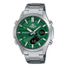 EFV-C120 Reloj Edifice Para Caballero Doble hora pulsera de metal 10 años de batería