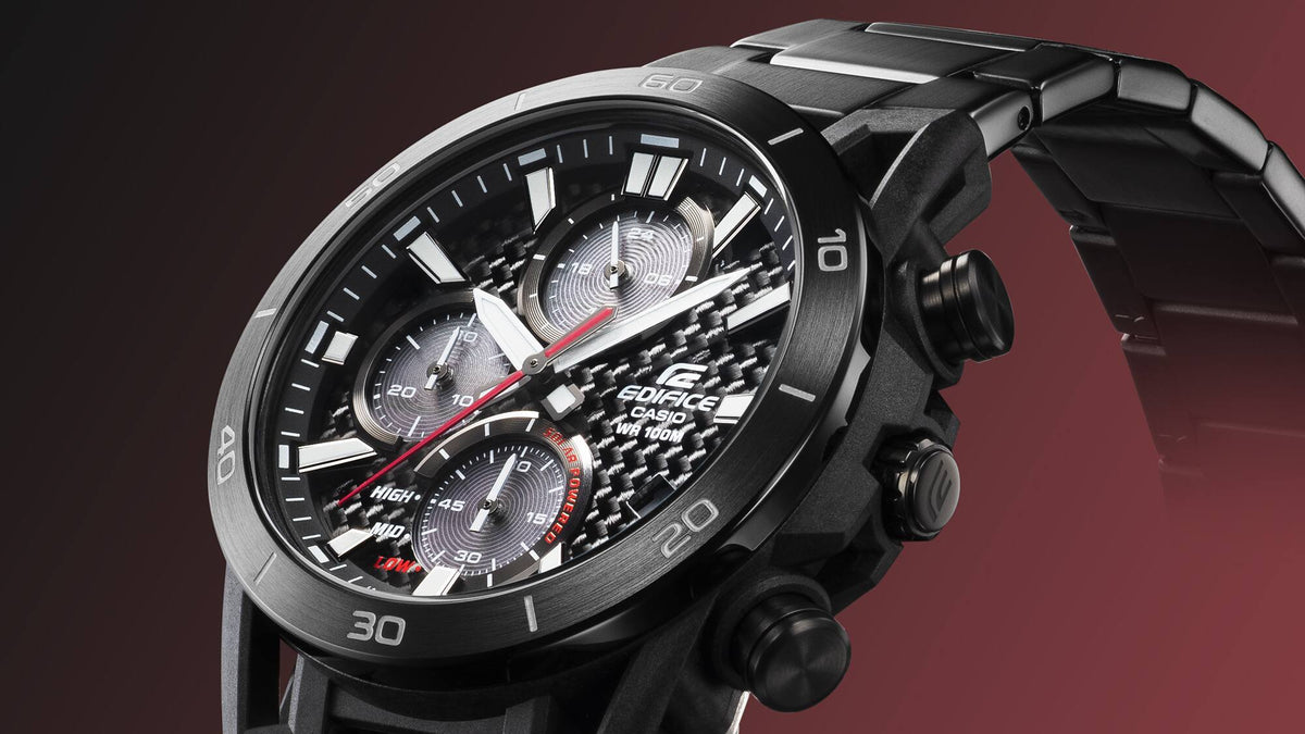 EQS-950 Reloj Edifice para caballero pulsera de metal de caballero