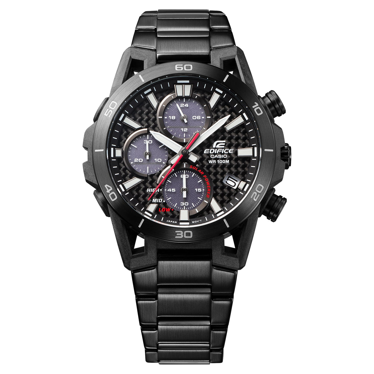 EQS-950 Reloj Edifice para caballero pulsera de metal de caballero