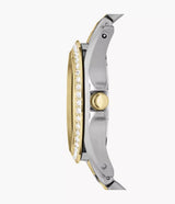 Reloj Fossil Riley de dama correa de acero inoxidable 38 mm