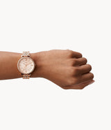 Reloj Fossil Jacqueline de dama correa de metal 36 mm