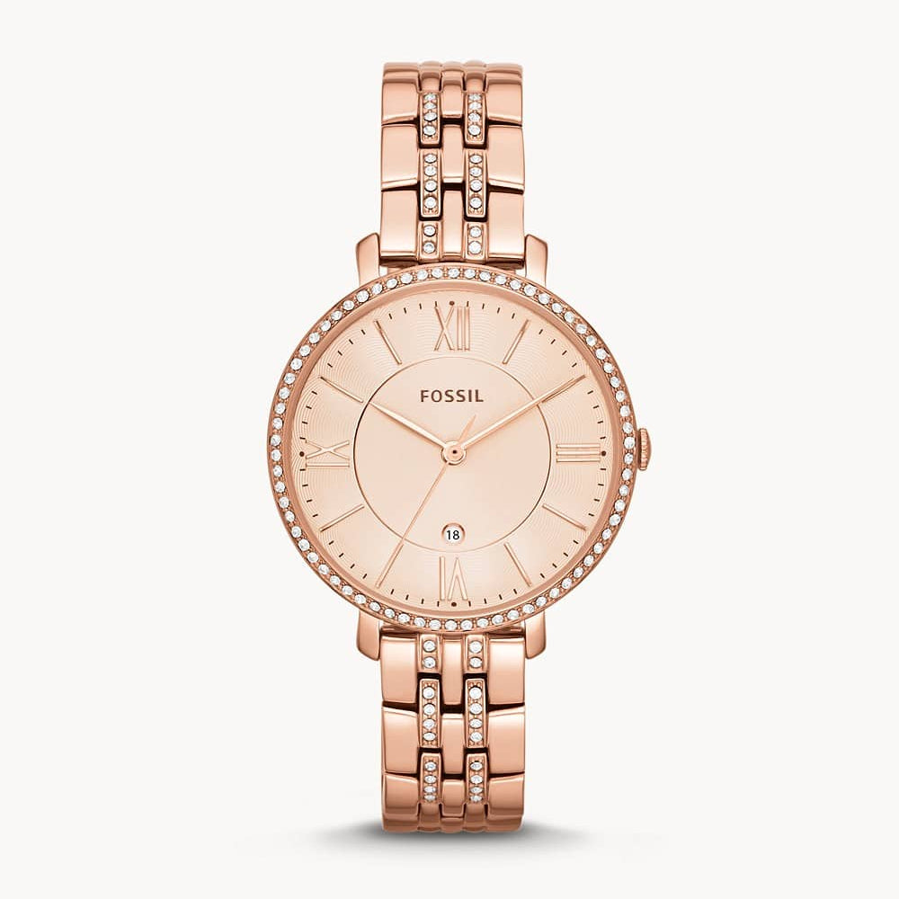 Reloj Fossil Jacqueline de dama correa de metal 36 mm