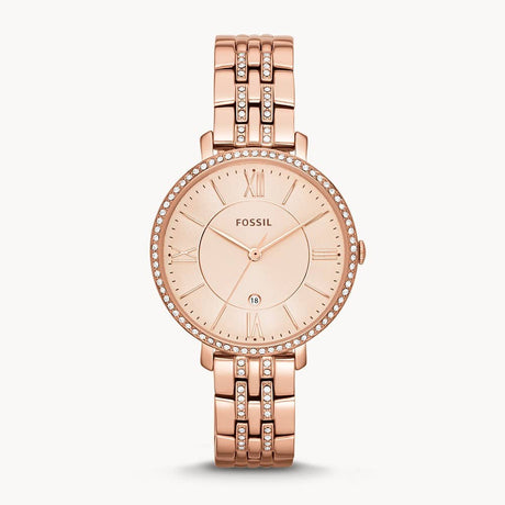 Reloj Fossil Jacqueline de dama correa de metal 36 mm