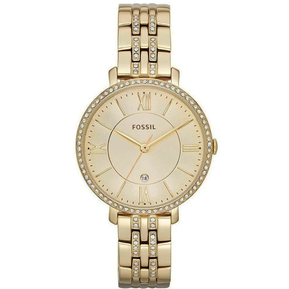 Reloj Fossil Jacqueline de dama banda de metal 36mm