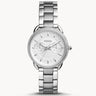 Reloj Fossil Tailor de dama correa de acero inoxidable