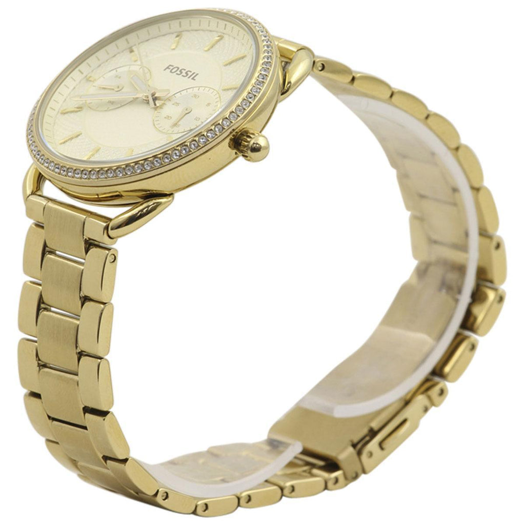 Reloj Fossil Tailor de dama correa de acero inoxidable