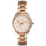 Reloj Fossil Tailor de dama correa de acero inoxidable