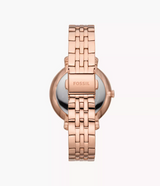 Reloj Fossil Jacqueline Solar y Lunar de mujer correa de metal
