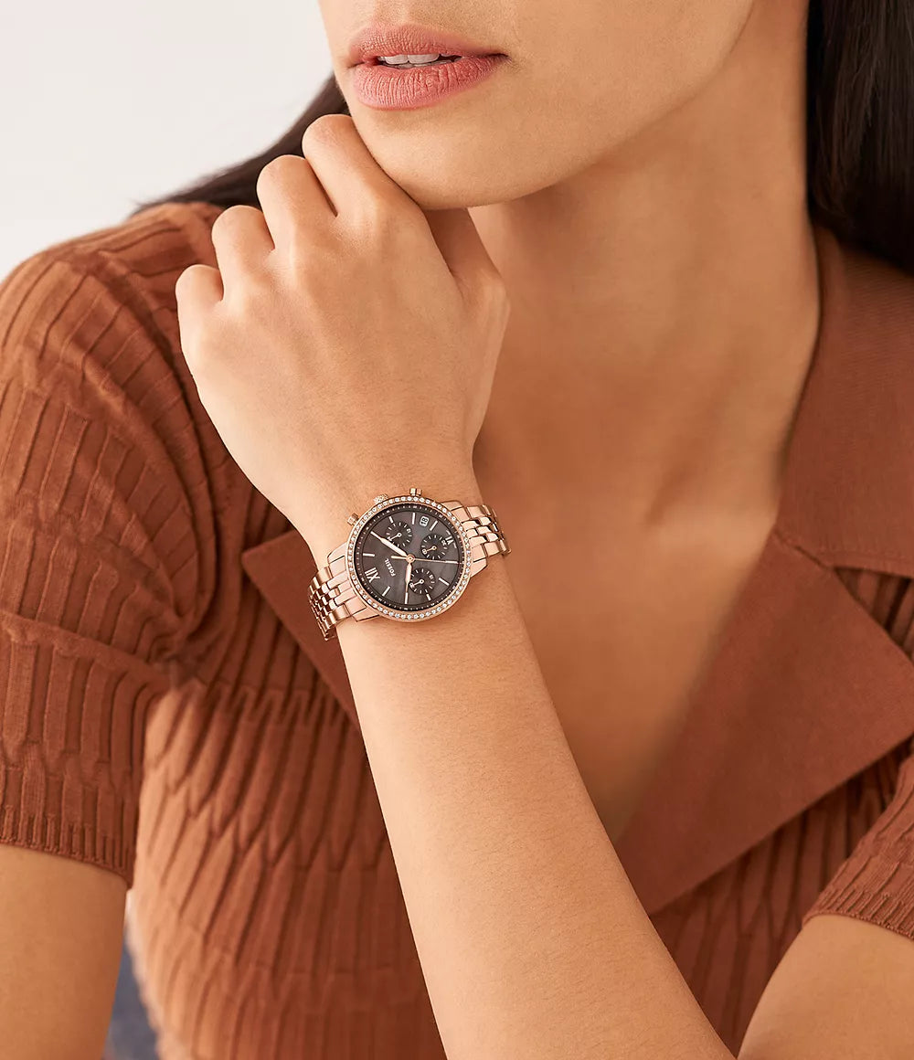 Reloj Fossil Neutra para dama pulsera de metal 36 mm