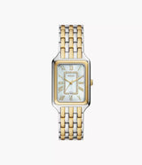 Reloj Fossil  para mujer pulsera de metal cuadrado