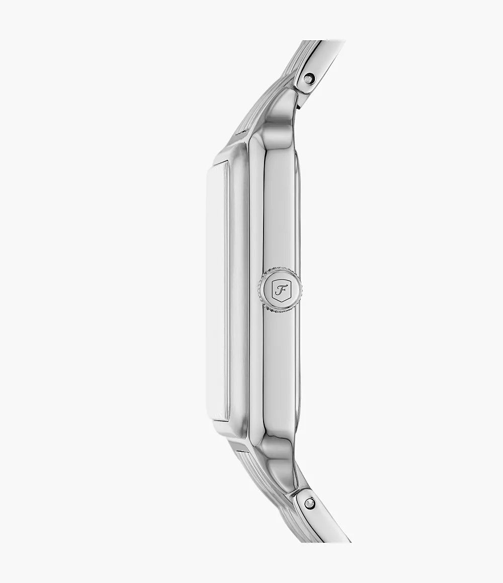 Reloj Fossil  para mujer pulsera de metal cuadrado