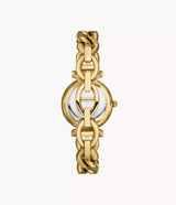 Reloj Fossil Carlie de dama correa de metal