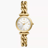 Reloj Fossil Carlie de dama correa de metal