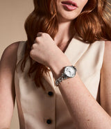 Reloj Fossil Carlie de dama correa de metal