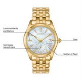 EV1032-51D Reloj Citizen de mujer pulsera de metal
