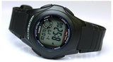 F-200W-9A Reloj Casio para Hombre Pulsera de Caucho Digital Illuminator 10 Años de Batería