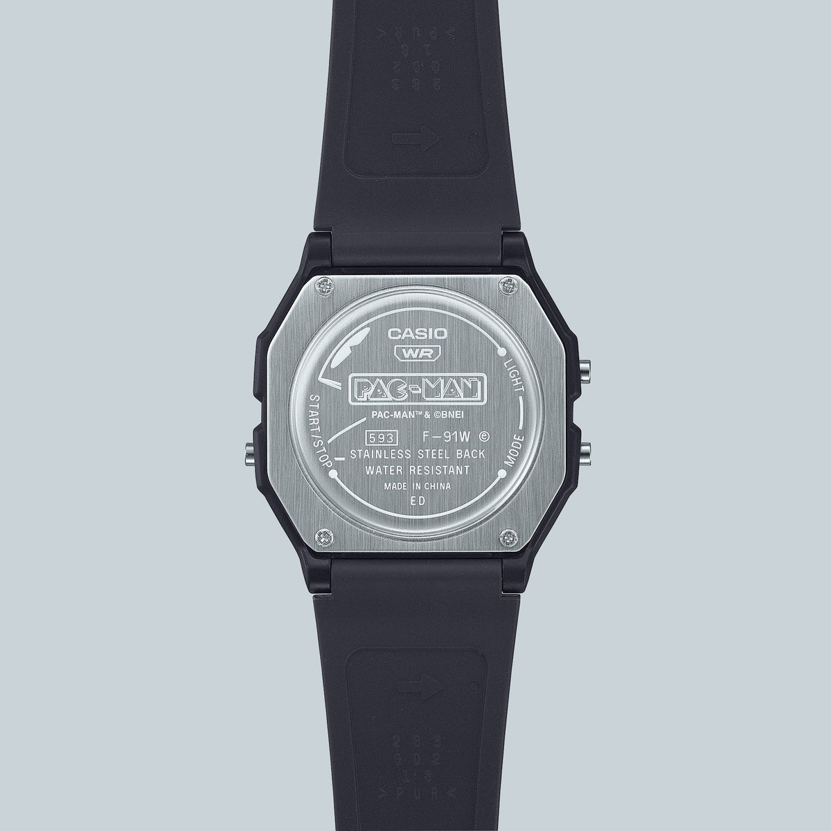 F-91WPC-1A Reloj Casio Pac-Man pulsera de caucho