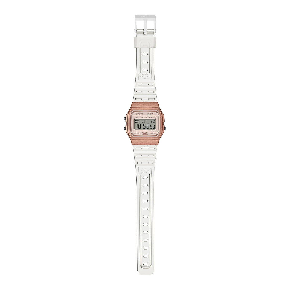 F-91 Reloj Casio Unisex Pulsera de Caucho Digital Vintage Clásico