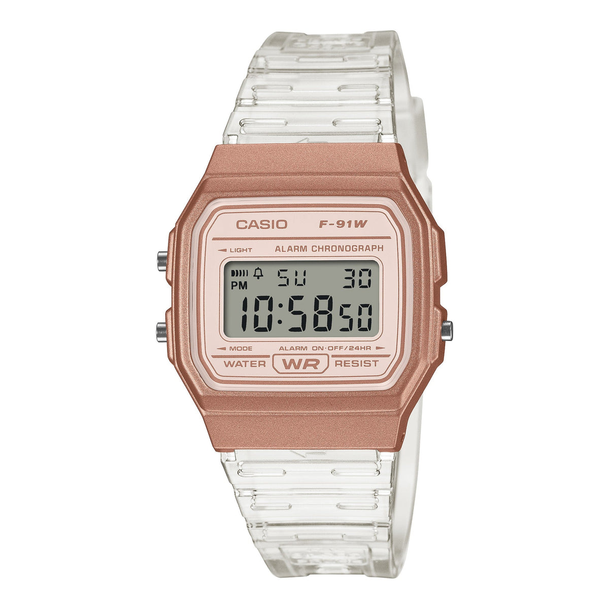 F-91 Reloj Casio Unisex Pulsera de Caucho Digital Vintage Clásico