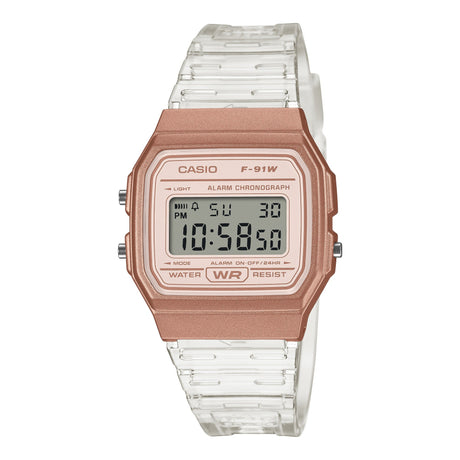 F-91 Reloj Casio Unisex Pulsera de Caucho Digital Vintage Clásico
