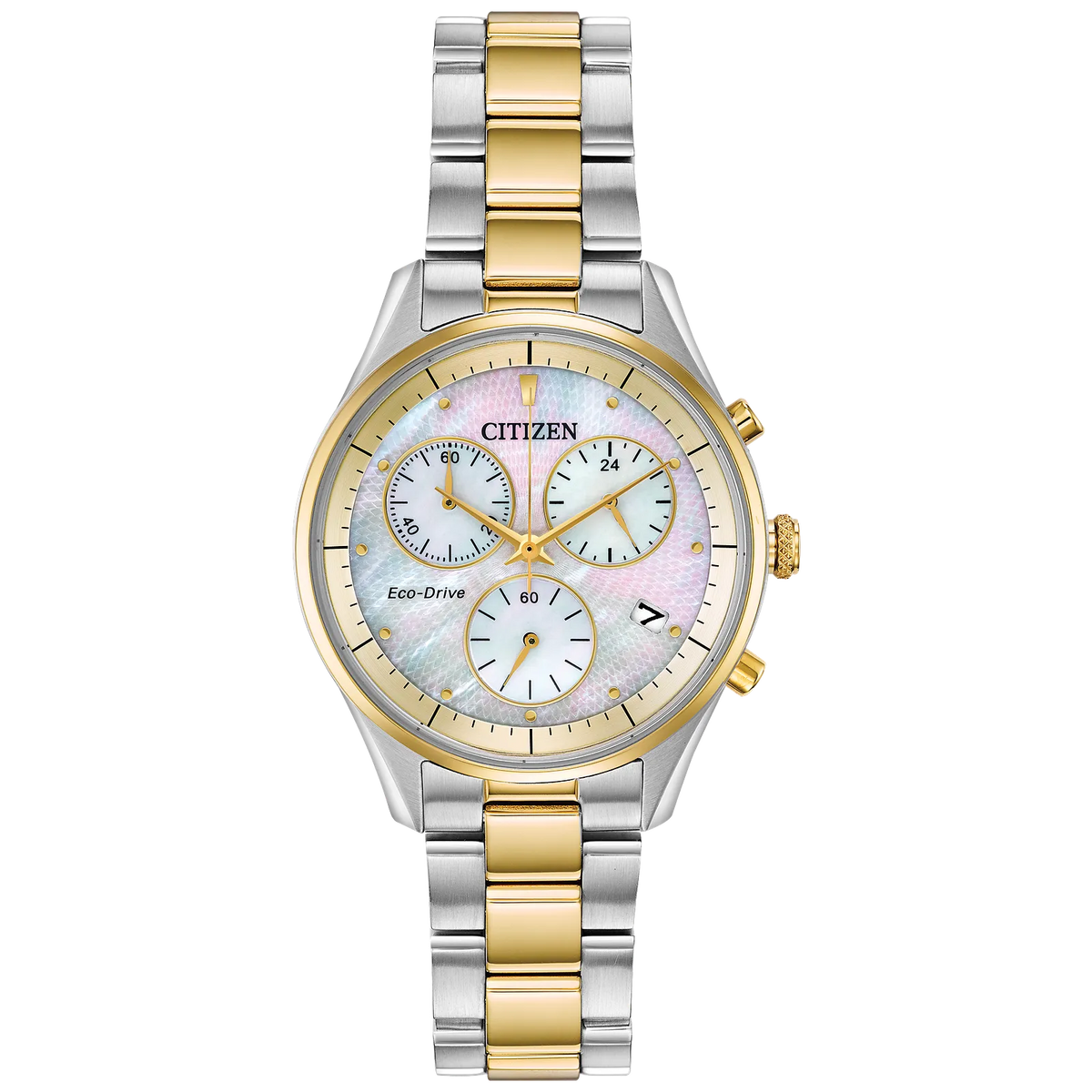 FB1444-56D Reloj Citizen Chandler Chrono de dama pulsera de metal
