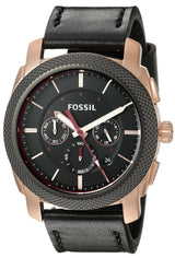 Reloj Fossil Machine de hombre pulsera de piel 46 mm