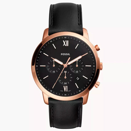 Fossil Neutra reloj Análogo para Caballero Correa de Cuero