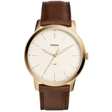 Fossil The Minimalist Reloj para Hombre Análogo Pulsera de Cuero