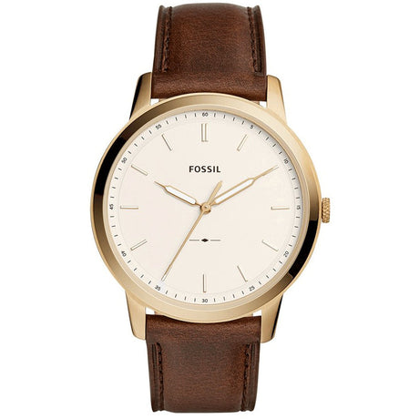 Fossil The Minimalist Reloj para Hombre Análogo Pulsera de Cuero