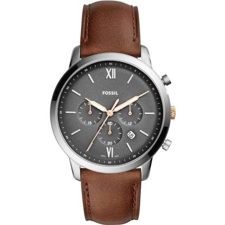 Fossil Neutra reloj Análogo para Caballero Correa de Cuero