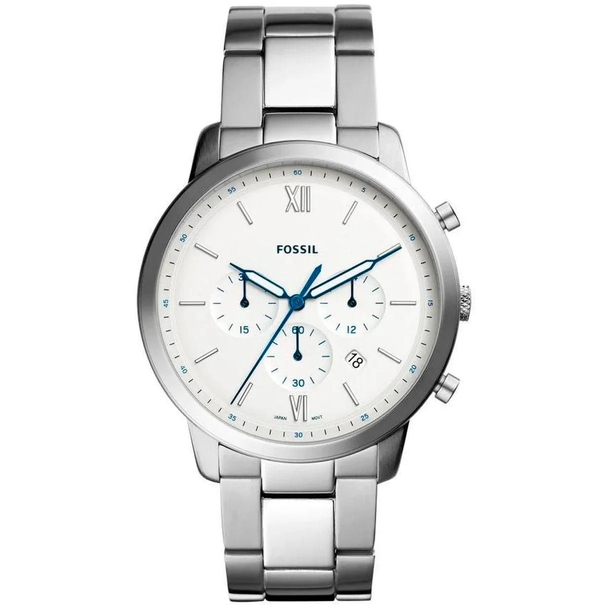 Reloj Fossil Neutra para caballero pulsera de metal 44mm