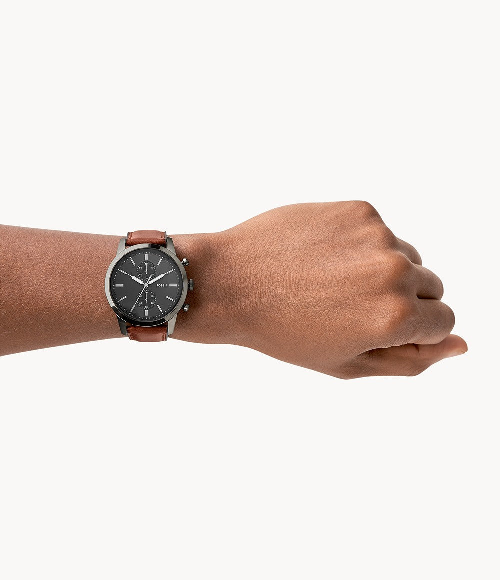 Reloj Fossil Townsman de hombre correa de cuero 44mm