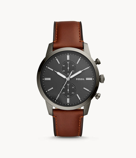 Reloj Fossil Townsman de hombre correa de cuero 44mm