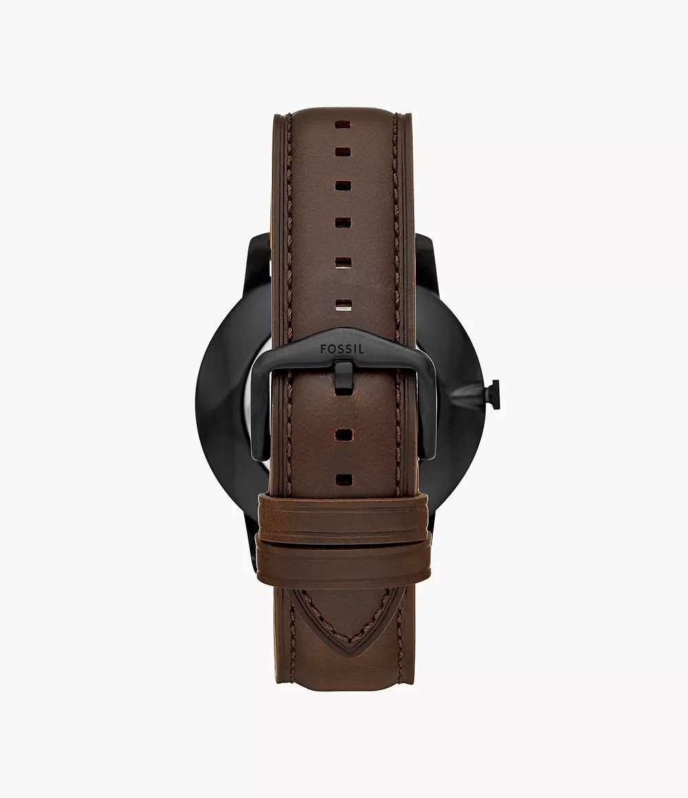 Fossil The Minimalist Reloj para Hombre Análogo Pulsera de Cuero
