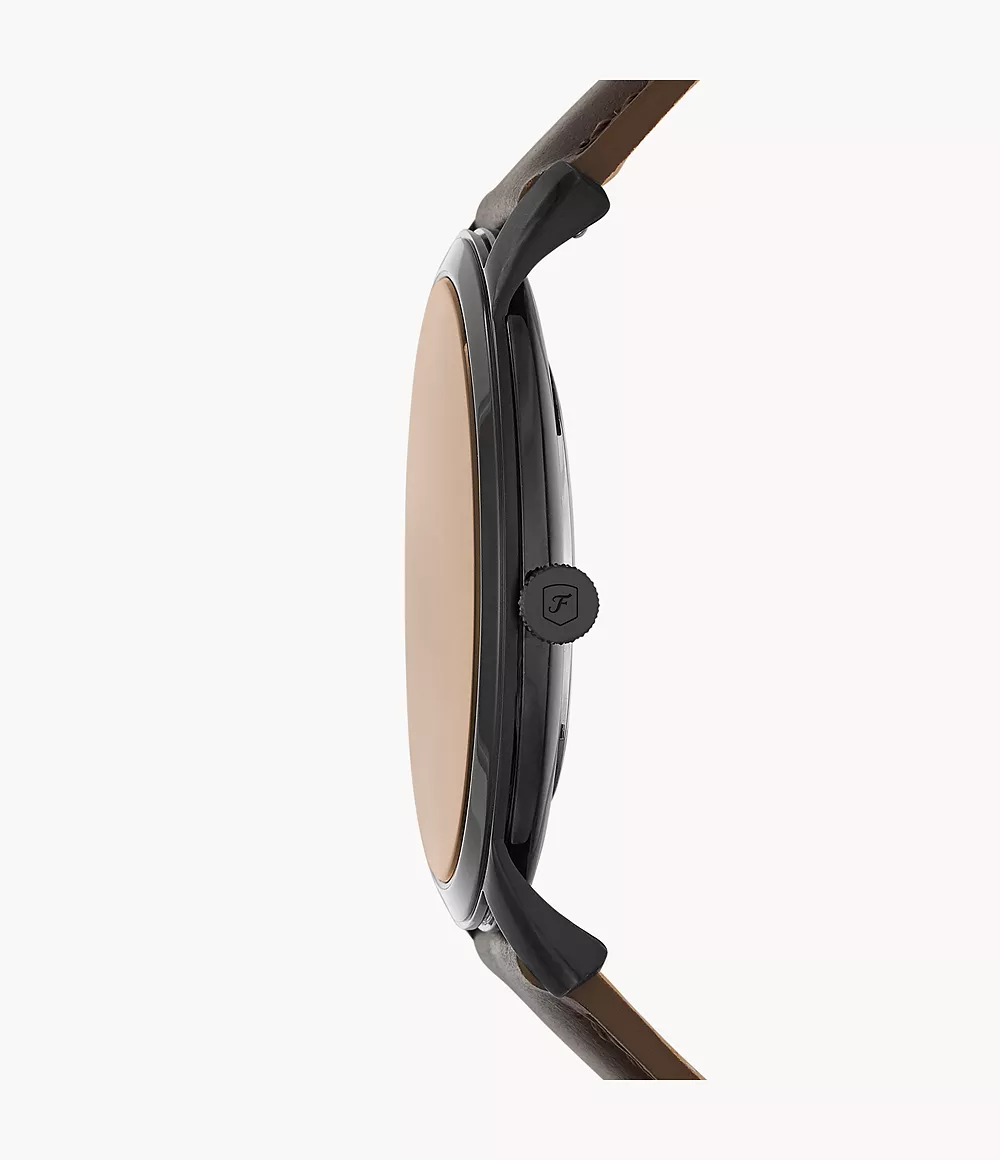Fossil The Minimalist Reloj para Hombre Análogo Pulsera de Cuero