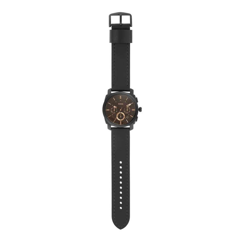 Reloj Fossil Machine de hombre pulsera de cuero 42 mm
