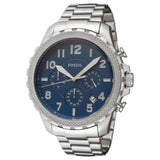 Fossil Bowman Reloj de hombre banda de metal 46 mm