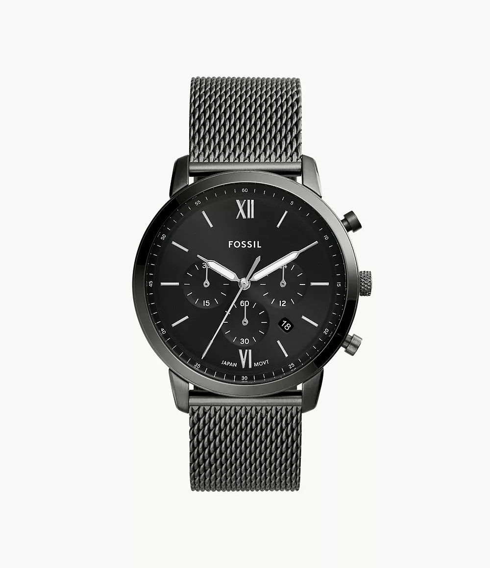 Reloj Cronógrafo de hombre correa mesh