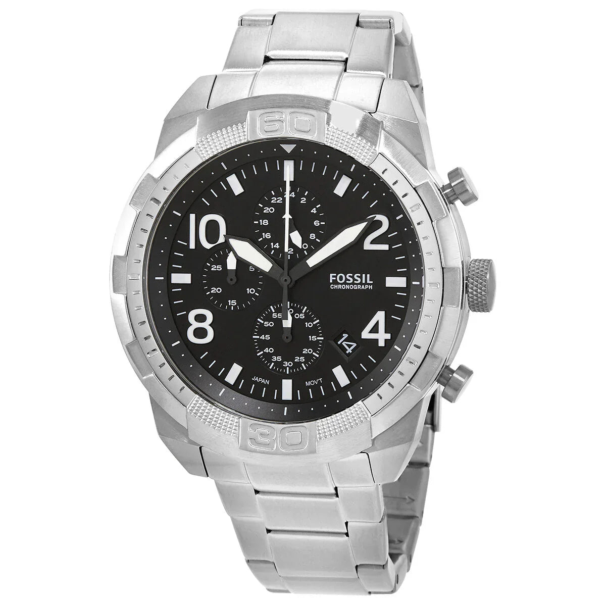 Fossil Bronson Reloj Análogo para Hombre Pulsera de Metal