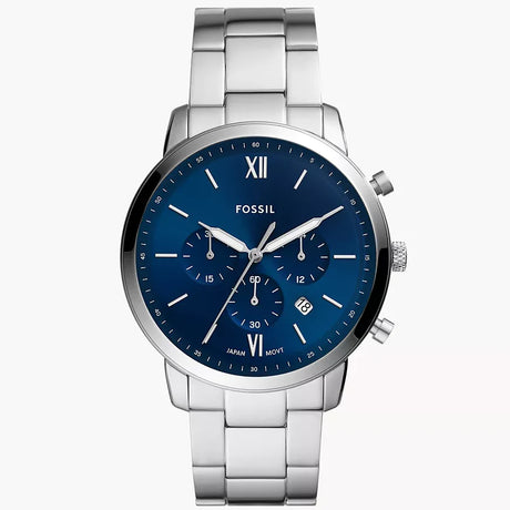Reloj Fossil Neutra para caballero pulsera de metal 44mm