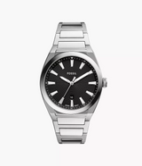 Fossil Everett Reloj para Hombre Análogo Pulsera de Metal